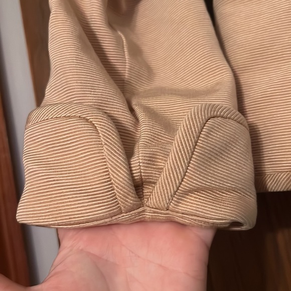 Talbots 2 petite neutral corduroy jacket - Picture 4 of 7